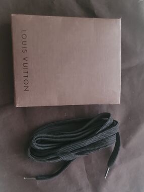 Louis Vuitton Brown Box with Black Shoelace Accessory
